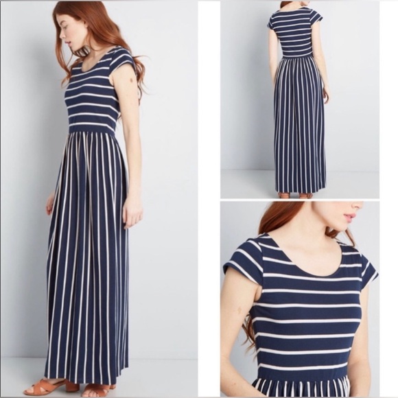**Read Description Pls** ISO ModCloth Laidback Observations Striped Maxi Dress - Picture 2 of 2
